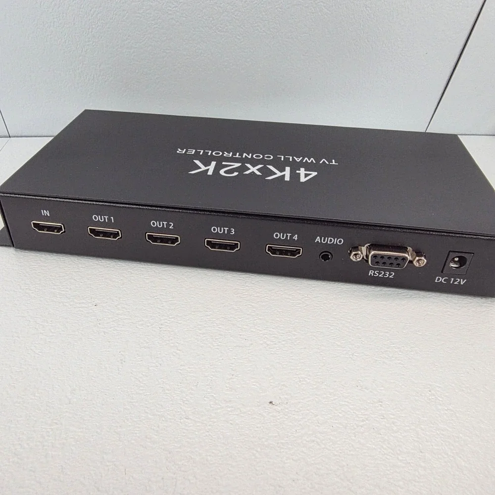 4Kx2K TV Wall Controller Video Processor 4x HDMI Input 4x HDMI Output‎ Remote